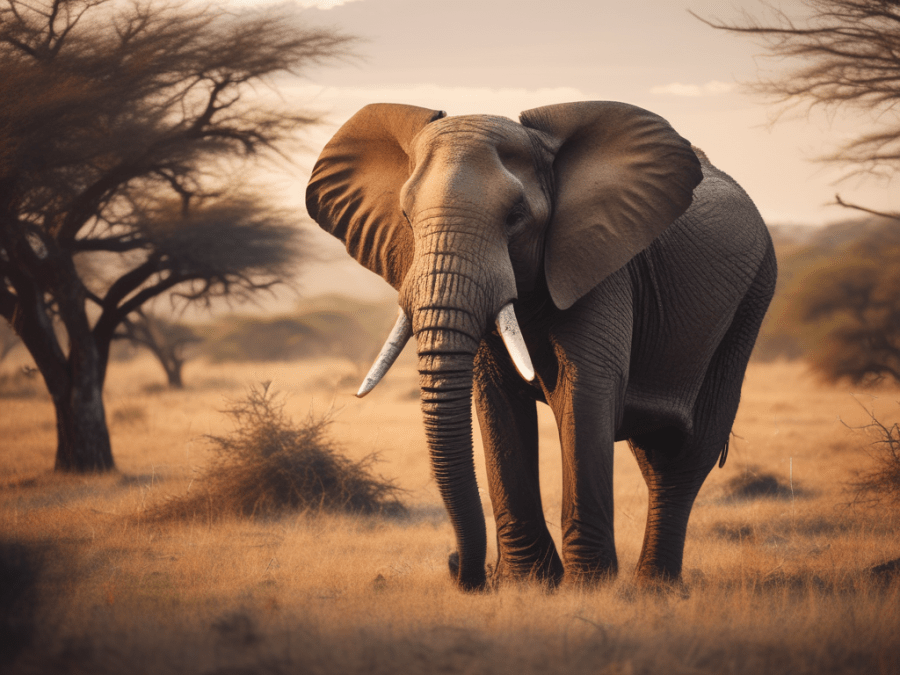 Elephant in Malawi Africa